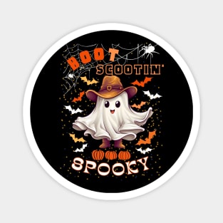 Boot Scootin Spooky | Ghost Cowboy Magnet